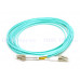 LC-LC-L-MM-5M LC-LC低煙無毒多模雙芯OM3光纖跳線 OM3(50/125) LC-LC多模雙芯5米 LSZH外披 電信級 LC雙工短尾套OM3 LC多模雙芯光纖跳線